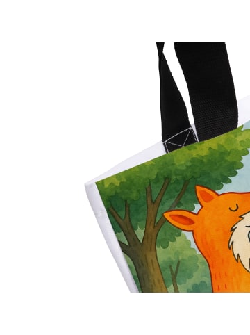 Mr. & Mrs. Panda Badetasche Füchse Liebe Design ohne Spruch in Weiß