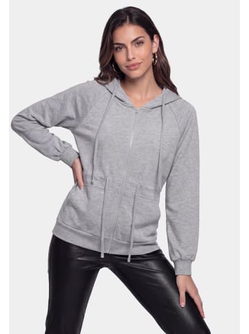 faina Women Hoodie in Grey Melange