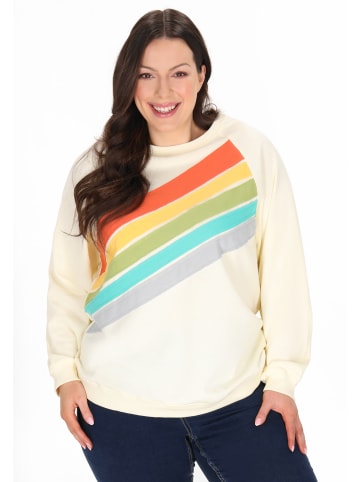usha BLUE LABEL Women Plus Size Sweatshirt in offwhite