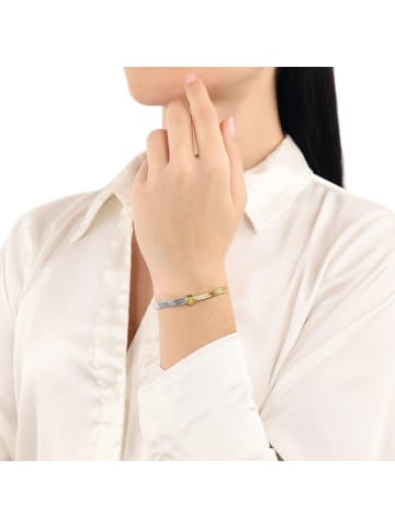 Amor Armband Edelstahl, IP silber+gold in gold
