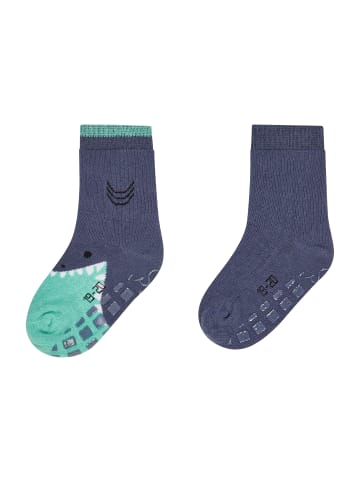 Sterntaler ABS Socken 2er-Pack Hai in helles blau