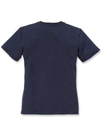 CARHARTT Shirt "Workw. Pocket S/S 103067" in Blau