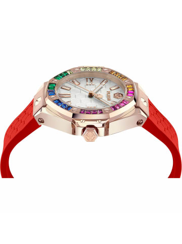 Philipp Plein Analoguhr für Damen in rot