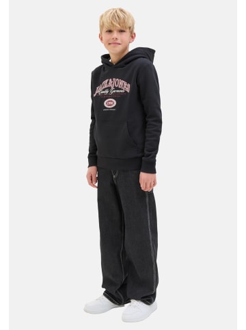 JACK & JONES Junior Hoodie 'Ari Branding' in schwarz