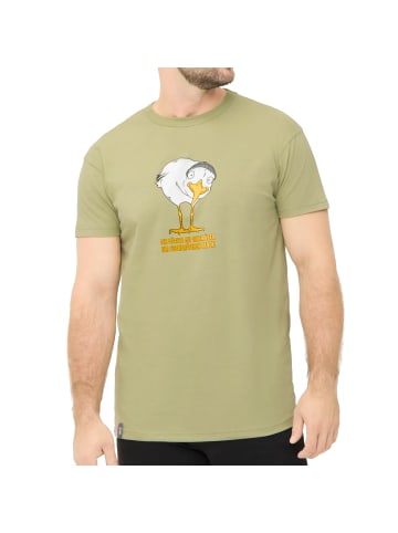 Derbe T-Shirt Brötchenmöwe in Grün