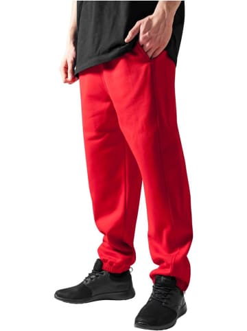 Urban Classics Jogginghose SWEATPANTS regular/straight in Rot