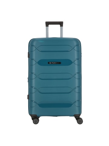 Polestream Strz by Asteroid 4 Rollen Trolley L 74 cm mit Dehnfalte in deepsea green