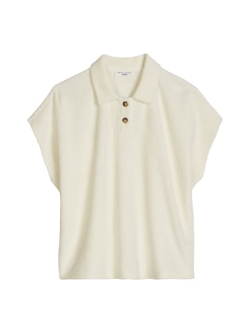 Marc O'Polo DENIM DfC Frottee-Poloshirt relaxed in Silky White