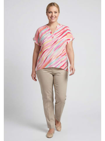 Usha Women Plus Size T-Shirt in multicolor pink