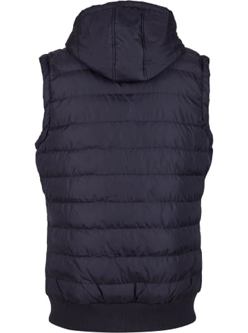 Urban Classics Urban Classics Herren Small Bubble Hooded Vest in blk/blk