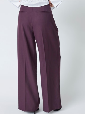 Co'couture Pleat Pant AlmiraCC in Plum