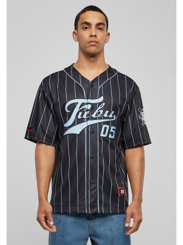 FUBU FUBU Mesh-T-Shirts in black/lightblue