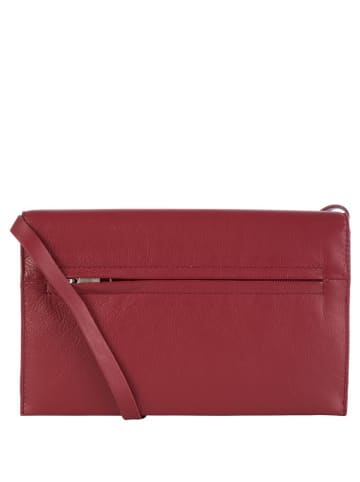 VLD VOi Leather Design Soft Leila Clutch Tasche Leder 23 cm in granat