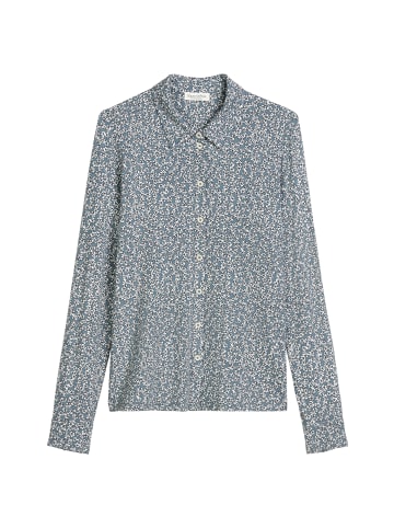 Marc O'Polo Jersey-Print-Bluse regular in Light Blue