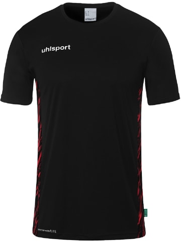 uhlsport Sportshirt "Progressive 28 Poly Shirt Kurzarm" in Schwarz