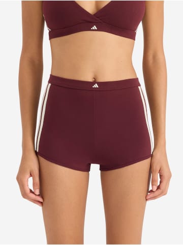 adidas Panty Sport Active Essentials Cotton 3 Stripes in maroon
