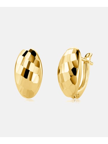 Diamant L'éternel Ohrringe aus 375 Gelbgold