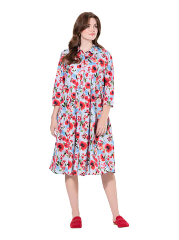 Ulla Popken Hemdblusenkleid in mohnrot