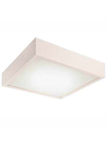 Licht-Erlebnisse Deckenlampe EEK F (B)37.5 x (L)37.5 x (H)8 cm in WeißWeiß