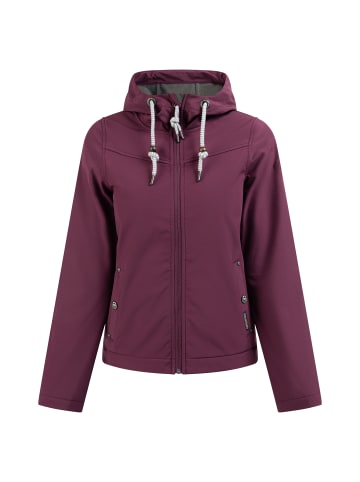 Schmuddelwedda Softshelljacke in Aubergine-271