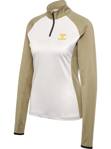 Hummel Halbreißverschluss Jacke Raglanärmel Hmlsprint Damen in OYSTER MUSHROOM
