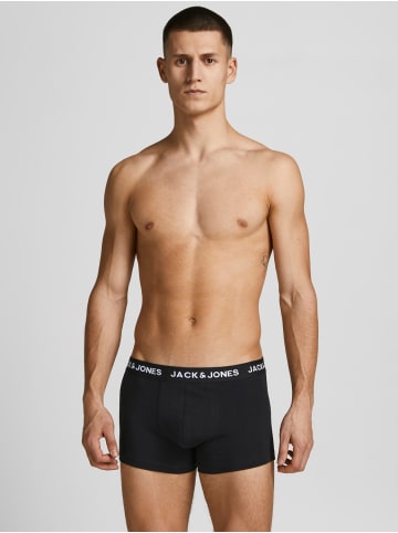 Jack & Jones Set 5er Pack Trunks Boxershorts Stretch Unterhose in Schwarz-3