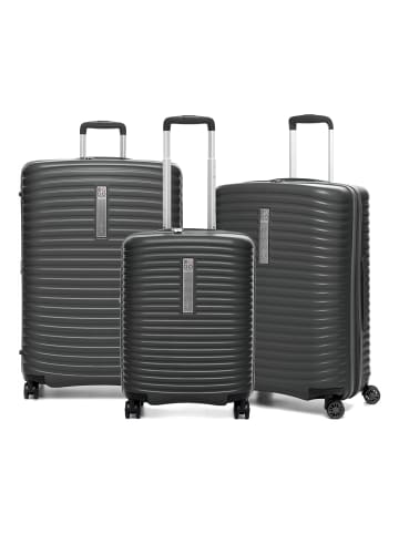 MODO by roncato Vega 4 Rollen Kofferset 3-teilig mit Dehnfalte anthracite