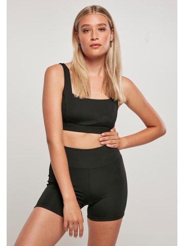 Urban Classics Urban Classics Damen Ladies Recycled Squared Sports Bra in black