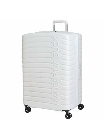 Mandarina Duck Flyduck - 4-Rollen-Trolley 75 cm erw. (blanc) in blanc