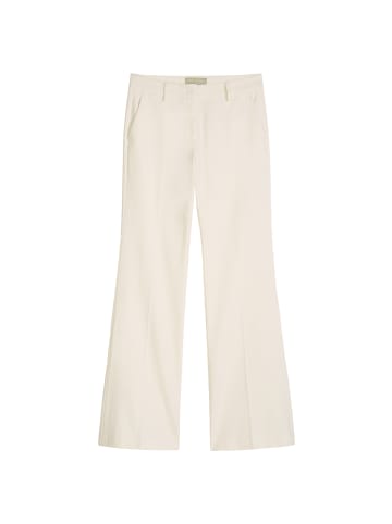 Marc O'Polo Hose Model Marthe flared in White Cotton