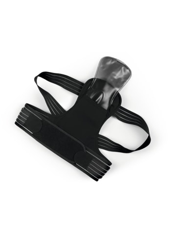 MAXXMEE Rückenkorrektor mit Gelpad 2in1 S/M schwarz  Schwarz