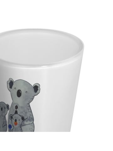 Mr. & Mrs. Panda Schnapsglas Koala Familie ohne Spruch in Transparent