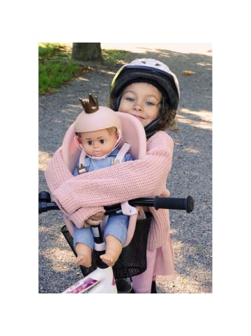 Skrållan Puppenzubehör Fahrradsitz in rosa/pink