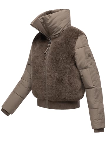 Navahoo Fleecejacke Teddyzone 14 in Stone Brown