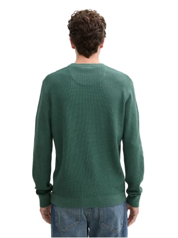 Tom Tailor Pullover STRUCTURED CREWNECK in Grün