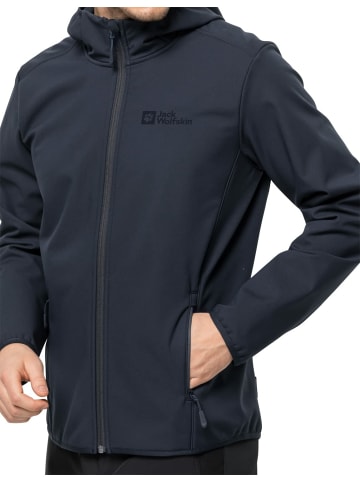 Jack Wolfskin Hoodie für Herren in dunkel-blau