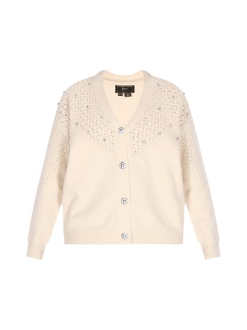 faina Damen Cardigan in Wollweiss