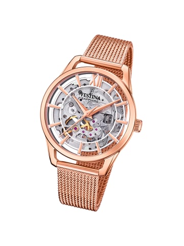 Festina Analog-Armbanduhr Festina Automatik rosé mittel (ca. 36mm)