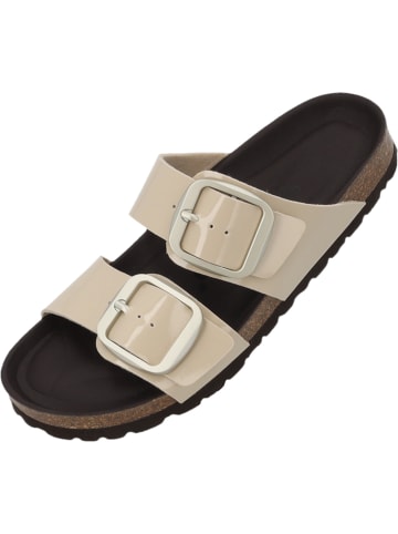 Palado Pantoletten Samos EGS Grande in Beige Lack