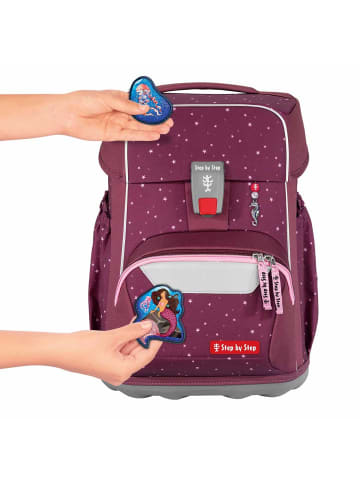 Step by Step BASIS Schulranzen-Set Berry Stars 4-tlg. in rot