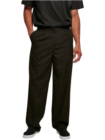 Urban Classics Stoffhose / Chino STRAIGHT PLEAT FRONT regular/straight in Schwarz