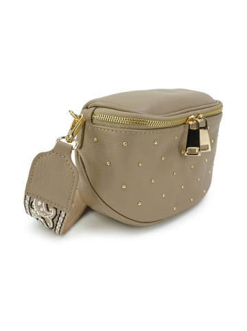 Harpa Ledertasche in macchiato taupe