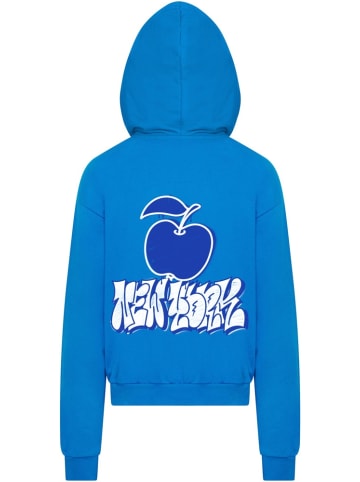Mister Tee Hoodie "Big Apple Nyc Ultra Heavy Cotton Box Hoody" in Blau