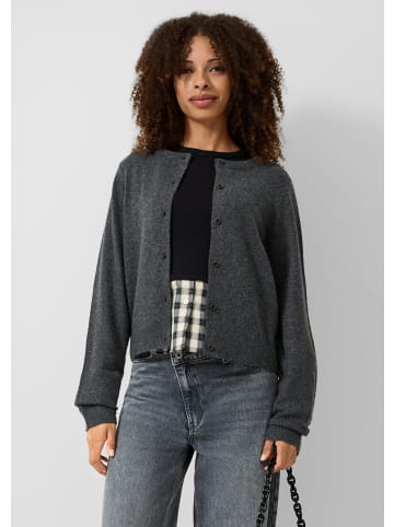 QS Strickjacke in 98W0_dunkelgrau