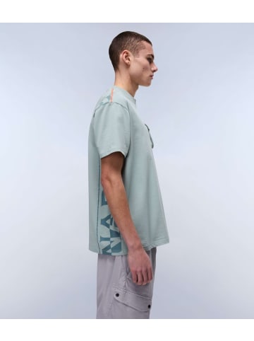Napapijri T-Shirt "S-Rivalto Ss" in Grün