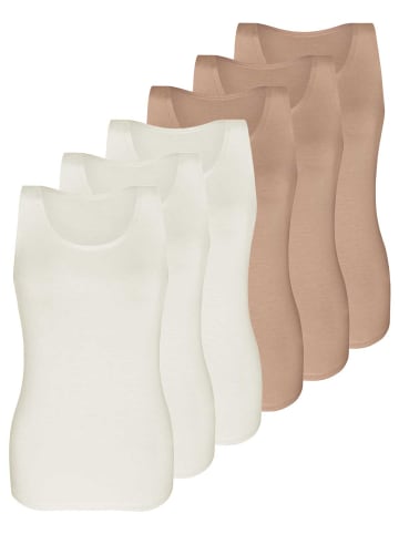 Sassa 6er Sparpack Top in ivory skin