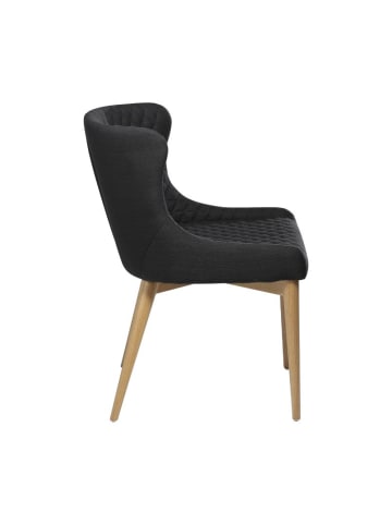 ebuy24 Esszimmerstuhl Vetro Schwarz 50 x 61 cm