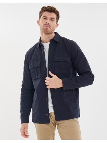 Threadbare Hemd in Navy