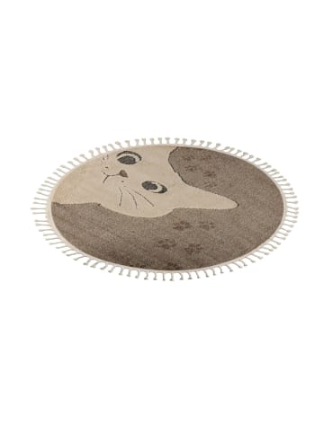 Kurzflor Teppich Malte 421 - Taupe