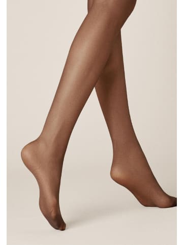 Kunert Feinstrumpfhose Mystique 20 transparent in Espresso